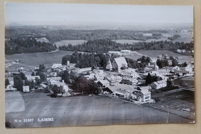 Lammi N:o 11607, kirkko, keskustaa, Velj. Karhumäki, ei p.