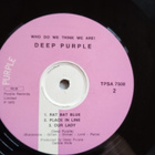 LP-LEVY: DEEP PURPLE : WHO DO WE THINK WE ARE - pikkukuva 5