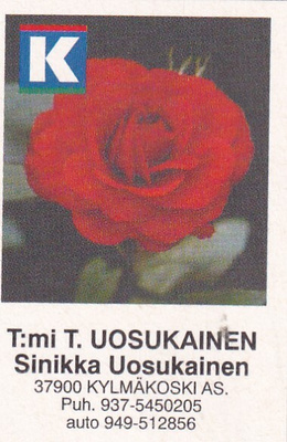 Kylmäkoski As. T:mi T. Uosukainen,  Sinikka Uosukainen.  s67