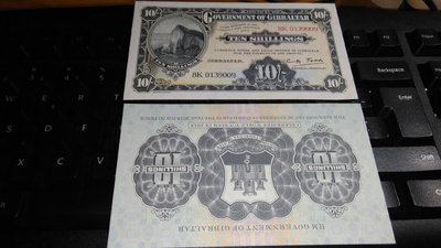 Gibraltar 10 Shillings 2018 PW41 UNC