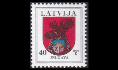 Latvia 498A_I ** Käyttösarja Vaakuna 40 S -99 (1999)