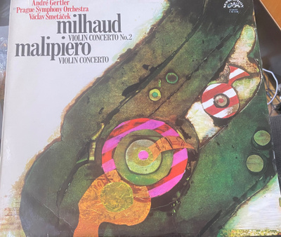 Milhaud, Malipiero: Violin Concerto LP