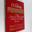 Donald K. Clifford : The winning performance : how Americ... - pikkukuva 1
