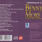 CD: Benny Moré: Homenaje a Benny Moré - pikkukuva 2