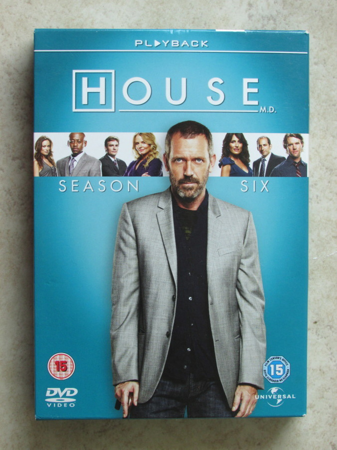 House, kausi 6, 6 x DVD.