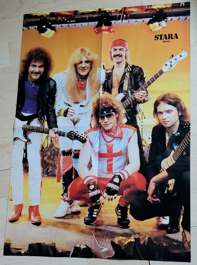 Saxon / Scorpions : Stara - juliste 80 - luvulta