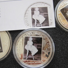 Cook Islands 6 x 5 $ 2011 PROOF Hopeaa 925 Hollywood Legends - pikkukuva 4