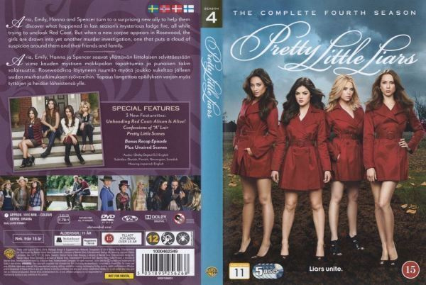 Pretty Little Liars: Kausi 4 (5DVD) uusi/muoveissa