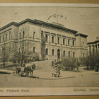Helsinki, Suomen Pankki, vossikka ja leidejä, p. 1915 + sens - pikkukuva 1