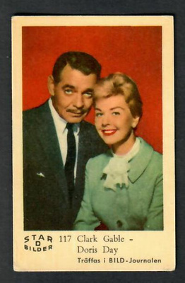 Keräilykuva - Clark Gable - Doris Day Star D Bilder 117