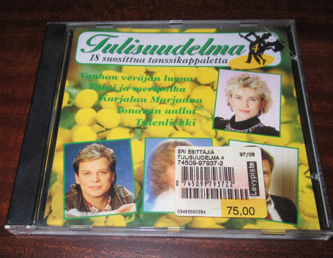 Tulisuudelma, 18 suosittua tanssikappaletta cd