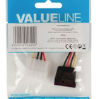 Valueline Virtakaapeli Molex uros - SATA 15-pin naaras, 15cm - pikkukuva 2