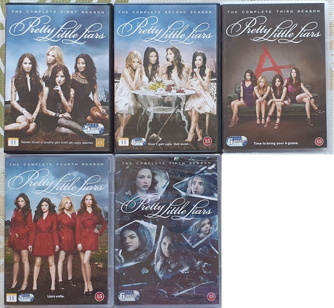 Pretty little liars kaudet 1- 5  - DVD boxit