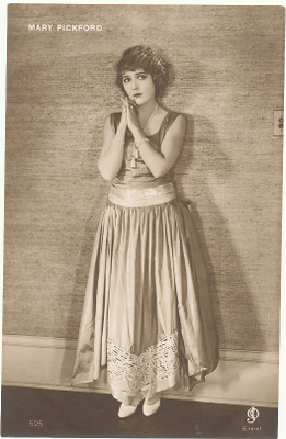Filmitähti MARY PICKFORD - vanha kortti