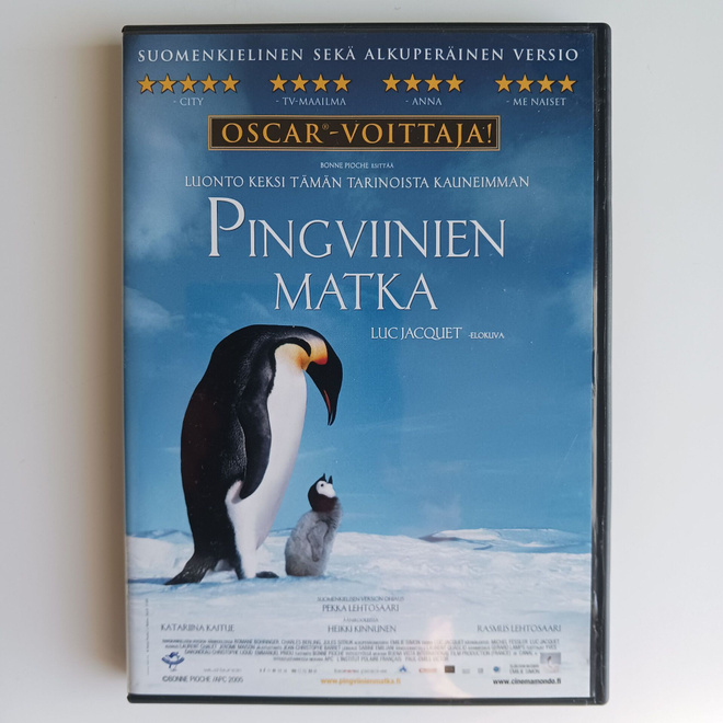 DVD PINGVIINIEN MATKA • LUC JACQUET -elokuva