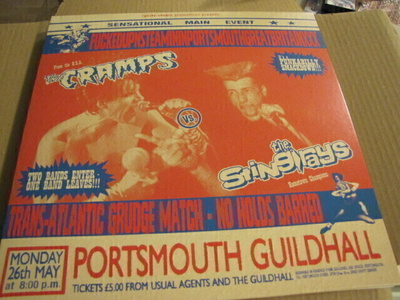 The Cramps vs sting-rays lp uusi live 1986