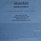 KERÄILYSARJAN KUVA  6. VERNER THOMÈ, HIEKKARANNALLA LEIKKIVI - pikkukuva 2