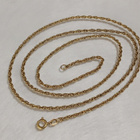 70cm Amerikalainen Gold plated Cordell kaulaketju - pikkukuva 1