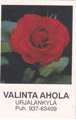 Urjalankylä. Valinta Ahola  2/10