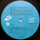 KAISA KORHONEN  s/t ~ LP EKA PAINOS Blue Master 1969 - pikkukuva 4