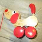 Hape koiranpentu vetolelu puinen - pikkukuva 2