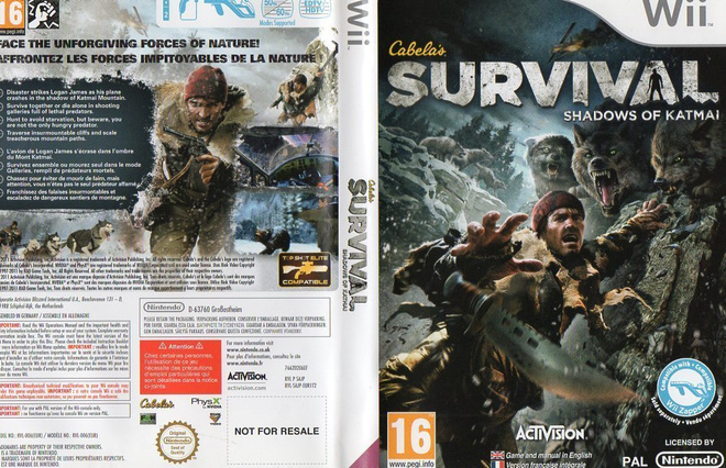 Cabela´S Survival Shadows Of Katmai	(20 885)	k			WII