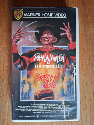Painajainen Elm Streetillä 2 (1986) VHS