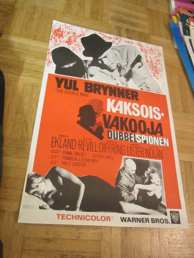 VANHA ORIG ELOKUVAJULISTE KAKSOISVAKOOJA
