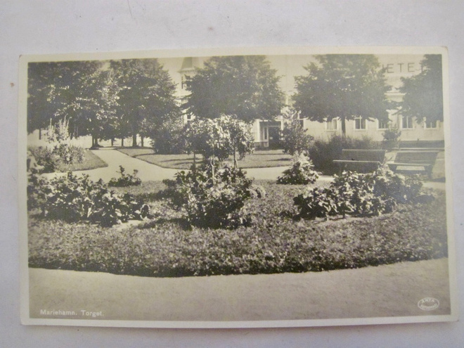 Postikortti Ahvenanmaa Maarianhamina 1930-l
