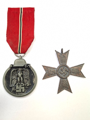 Kaksi saksalaista mitalia