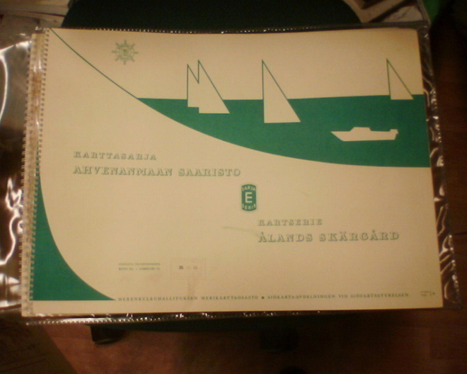 MERIKARTTA AHVENANMAAN SAARISTO ( 20.2.1981 ) Sis.pk:t