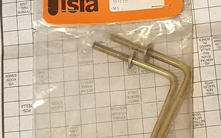 Uusi Pisla Kalustevedin 5 x 80mm Messinki