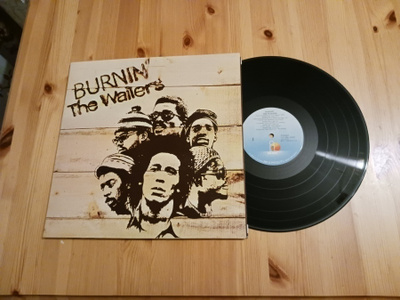 Wailers – Burnin' The Wailers lp Reggae Kreikka 1982