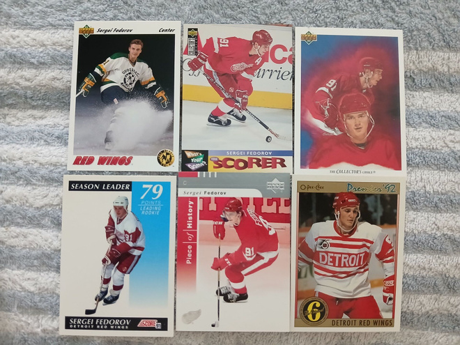 Sergei Fedorov x 16kpl / Red Wings