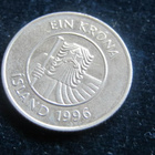 1 krona 1996 Islanti-Iceland - pikkukuva 1