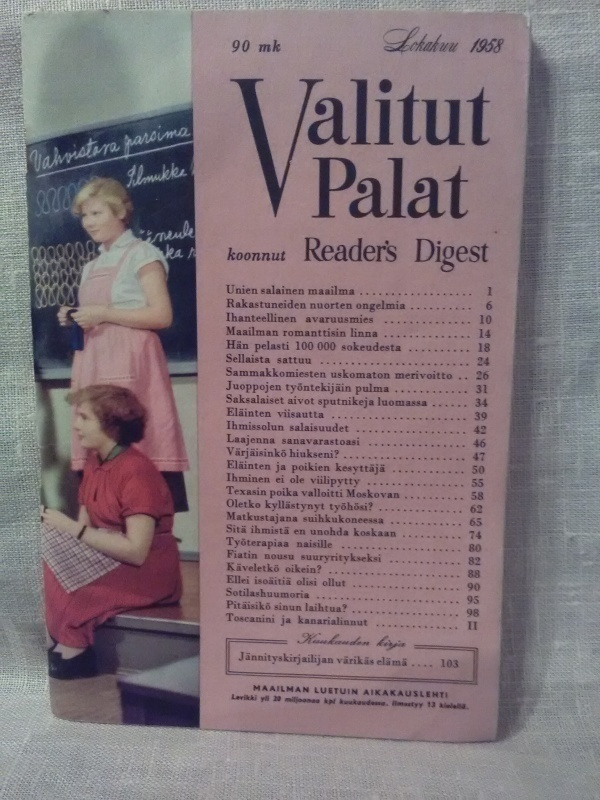 Valitut palat lokakuu 1958