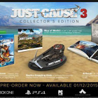 JUST CAUSE 3 collectors edition SEALED  - HEAD HUNTER STORE. - pikkukuva 1