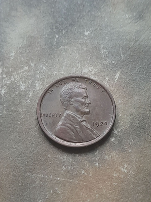 USA one cent 1920