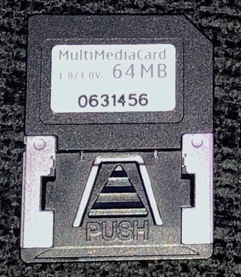 64Mb RS-MMC muistikortti