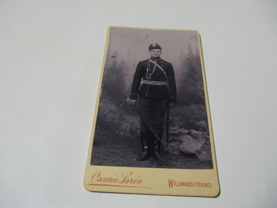 Visiittikorttikuva 10x6cm Oscaria Saren Lappeenranta