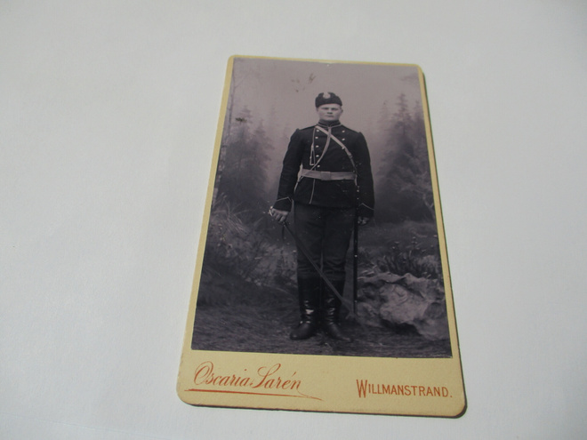 Visiittikorttikuva 10x6cm Oscaria Saren Lappeenranta