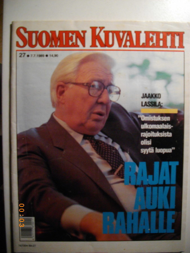 Suomen Kuvalehti Nro 27/1989 (29.12)