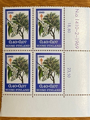 TUB 1969 0,40+ 0,07 NUMERO NELIÖ**