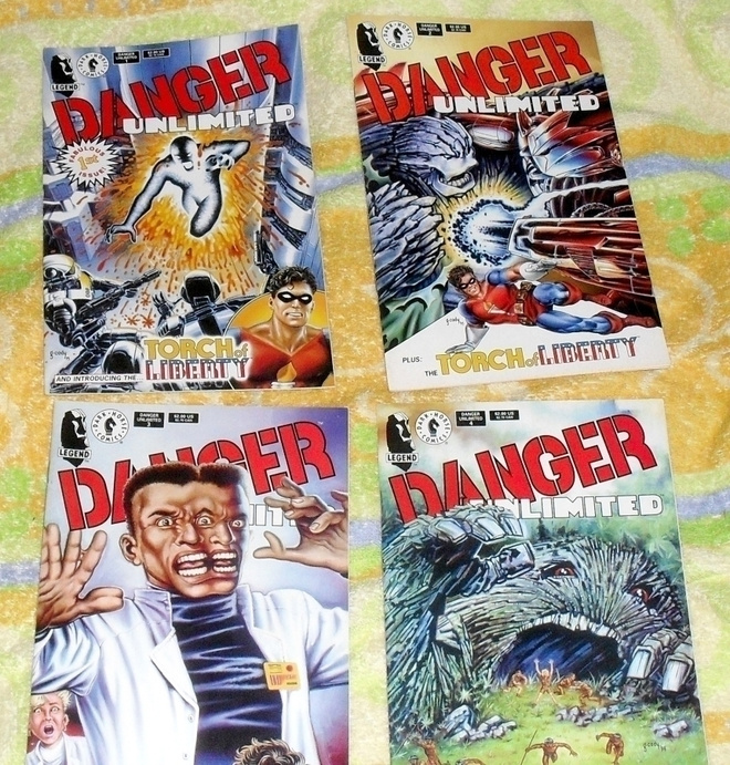 Danger Unlimited minisarja, kaikki osat 1-4