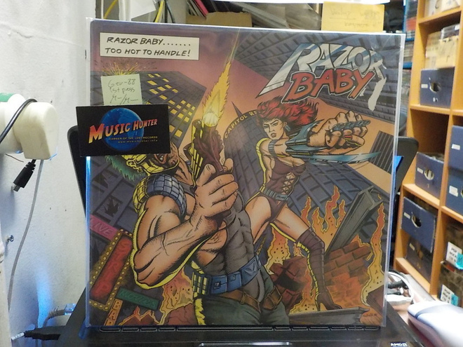 RAZOR BABY - TOO HOT TO HANDLE... LP GER -88 M-/M-