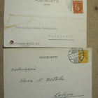 kaksi vintage ehiökorttia - pikkukuva 1