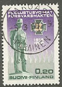 1968 puolustusvoimat 20p kaunis