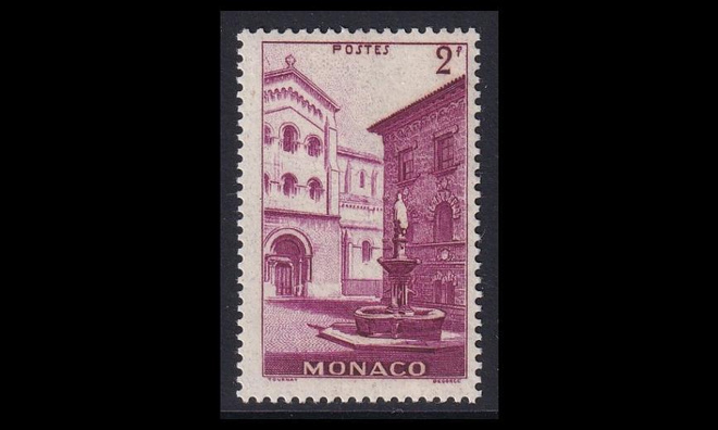 Monaco 180 ** Käyttösarja maisemia 2 Fr (1938)