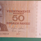 SUOMI 50 mk.1977 1 kpl HUOMAA L kirjain . katso .. - pikkukuva 1
