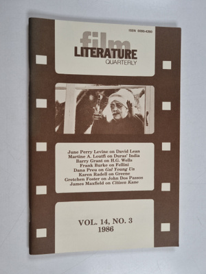 Literature/Film Quarterly - Vol 14, No. 3, 1986